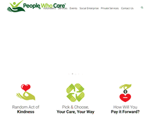 Tablet Screenshot of peoplewhocare.org.au
